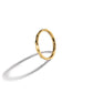 18k gold plated cutting ring