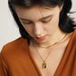 ZY-002 Herring Bone Necklace and bracelet (set)