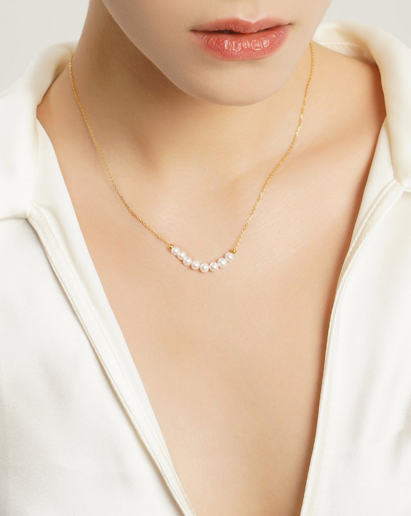 ZY-084 Smile Natural Pearl Necklace