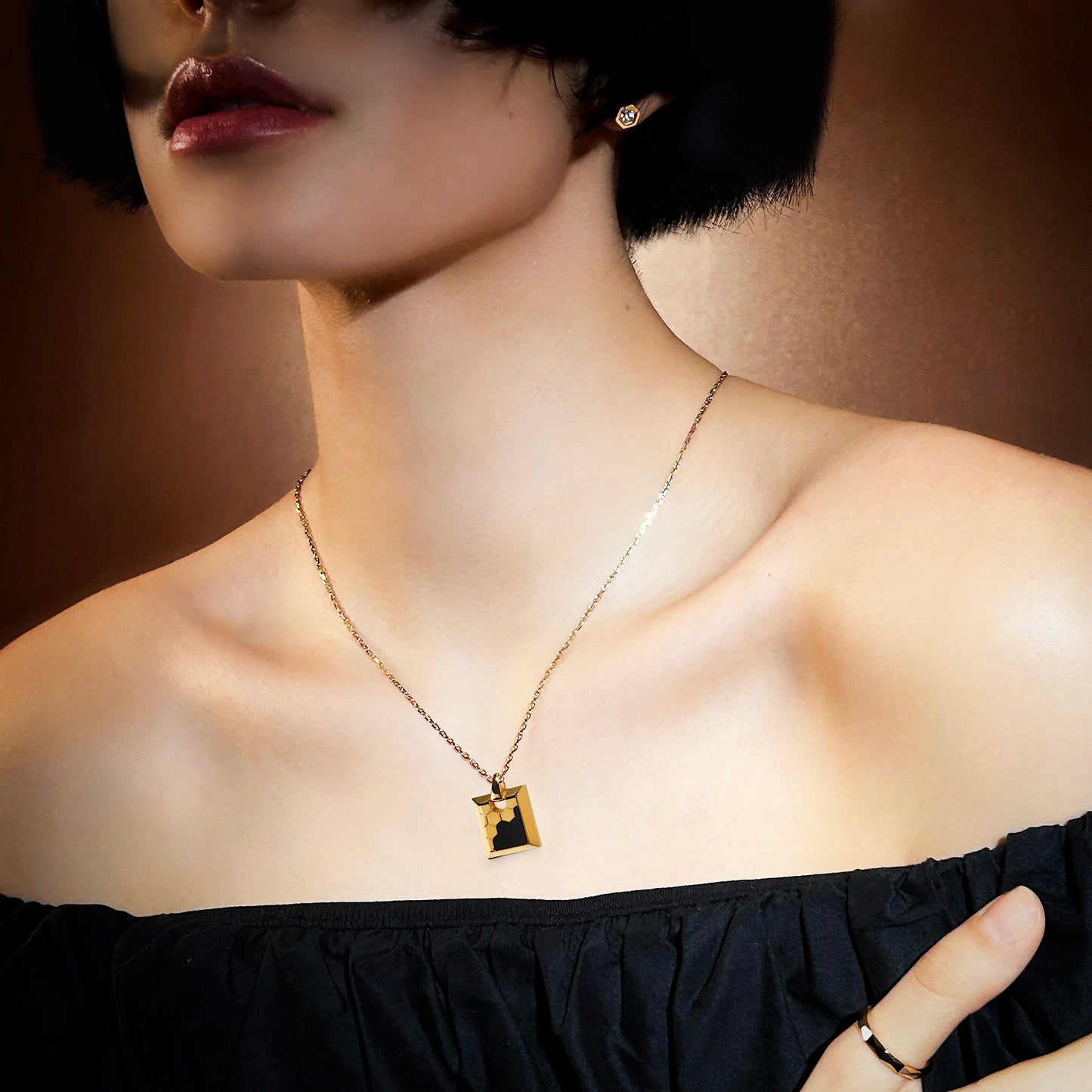 Original Handmade Beehive Pendant Necklace