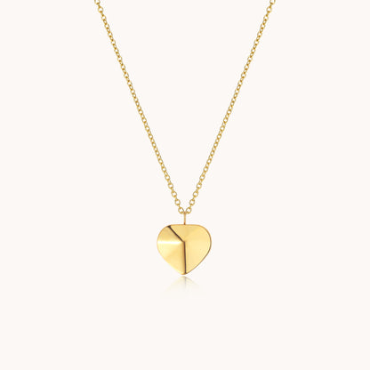 ZY-074 3D Heart shape necklace