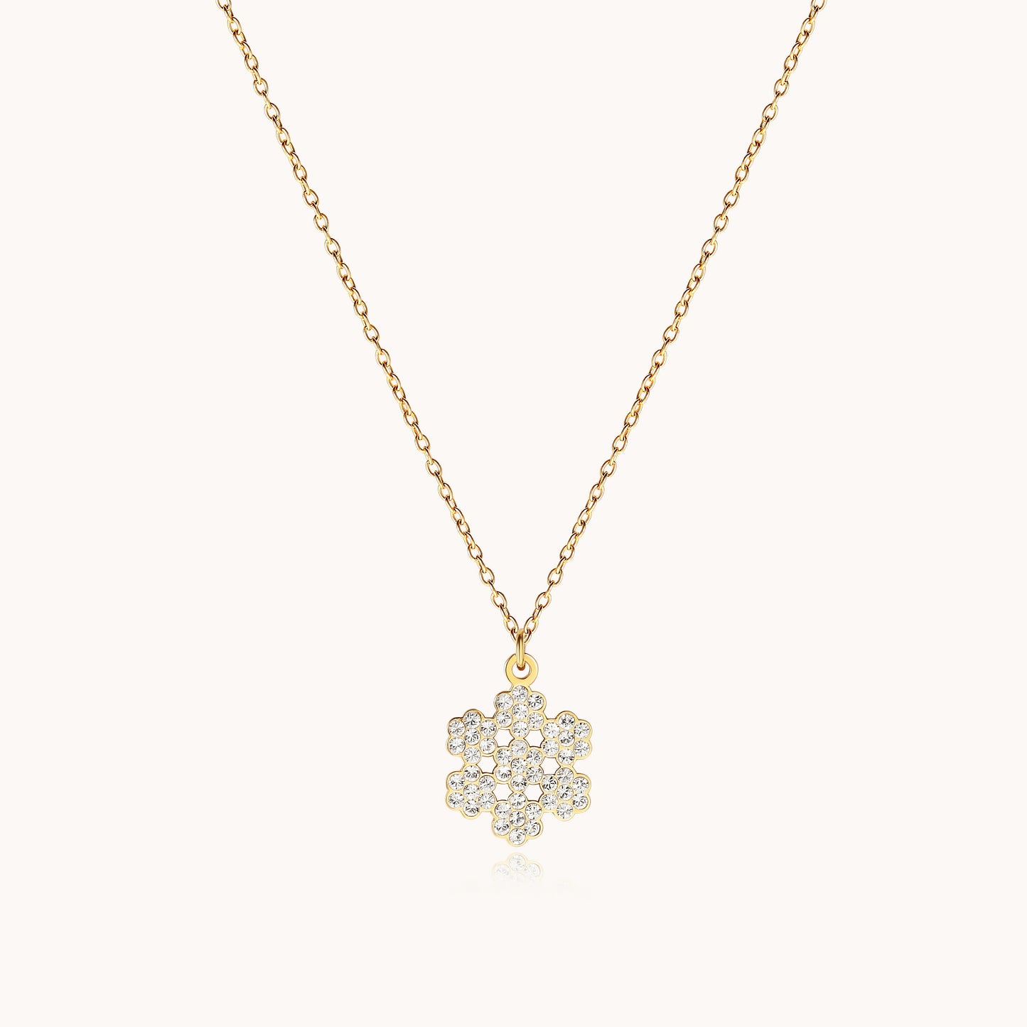 ZY-047 Sparkling Snow Necklace