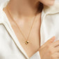 ZY-074 3D Heart shape necklace