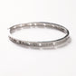 Moissanite Hollow Point Bangle